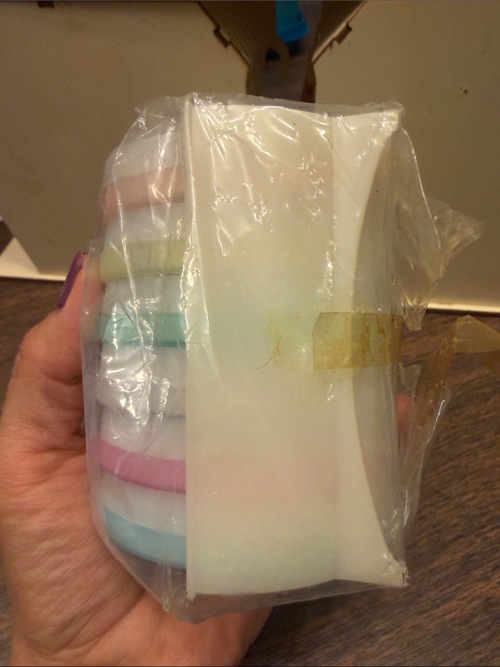 Tupperware Pastel Multi-Color Stackable Food Storage Containers - Picture 6 of 7